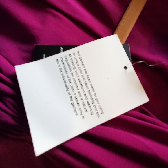 Antthony Original Women 2 piece top, Fushia, 1X - Picture 8 of 13